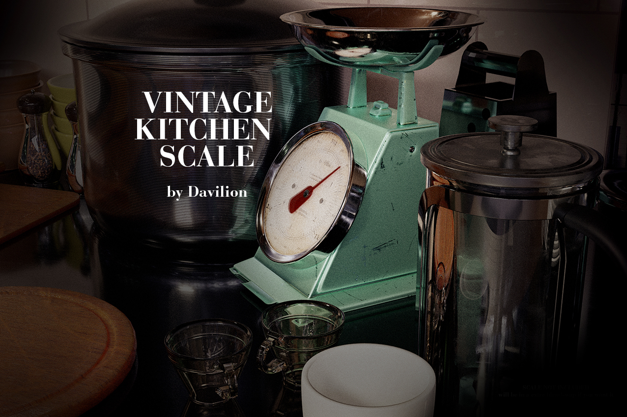 Old / Vintage Kitchen Scale (Scenefiller) by Davilion preview image 1
